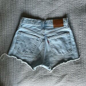 Levi’s 501 High-Rise Light Wash Denim Shorts